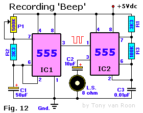 555 Recorder Beep